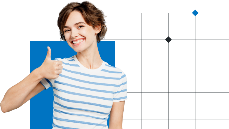 Smiling homeowner giving a thumbs up